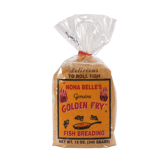 Nona Belle's Golden Fry Louisiana Style Cajun Fish Fry and All Purpose Breading - 12 Oz